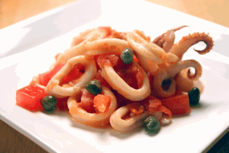 Spicy Mediterranean Calamari