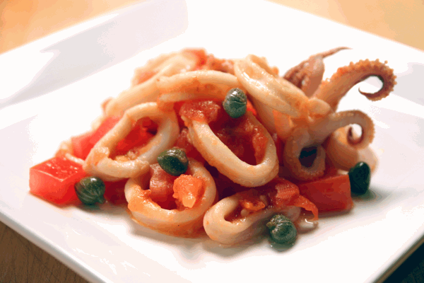 Spicy Mediterranean Calamari